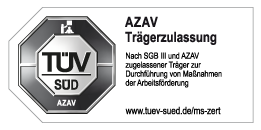AZAV Trägerzulassung Petschwork Consulting | München | Zertifikate / Auszeichnungen | TÜV Süd | AZAV Trägerzulassung